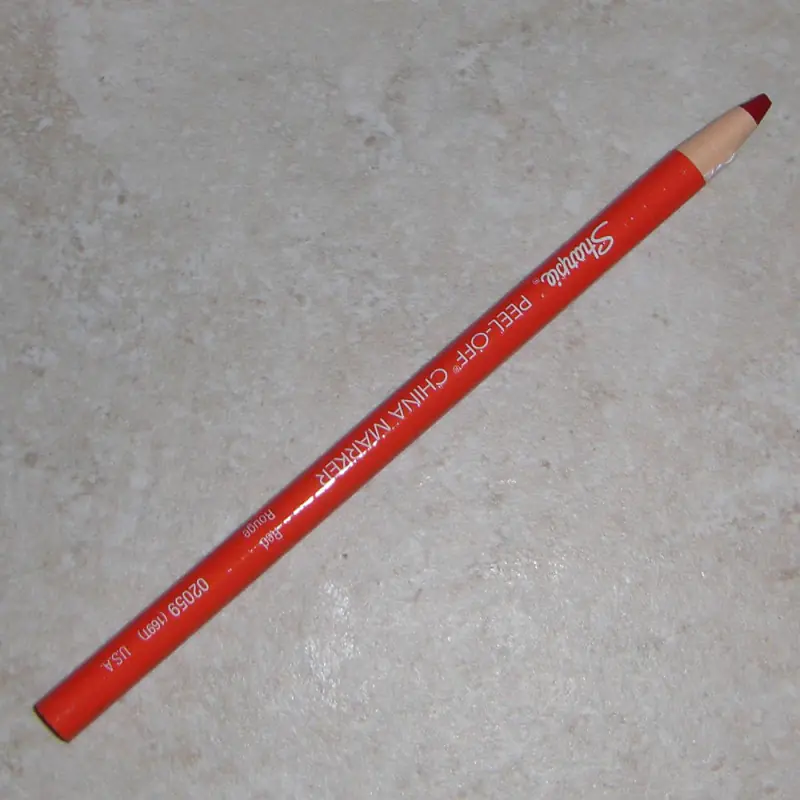 Sharpie Peel Off China Marker Wax Pencil