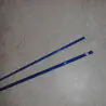 Röd 3WT 6'6 ”2 bit genomskinlig glasfiber Blank