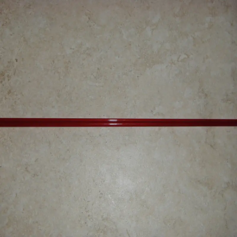 Röd 3WT 6'6 ”2 bit genomskinlig glasfiber Blank Röd 3WT 6'6 ”2 bit genomskinlig glasfiber Blank