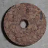 Cincin Cork burl 1/2" dengan 1/4" lubang Pusat