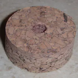 Burl Cork ringe 1/2" med Center hul 1/4"