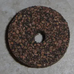 Cincin Cork galanya yang ada 1/2" dengan 1/4" lubang Pusat