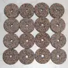 Anéis de cortiça emborrachada 1/2" com 1/4" buraco central