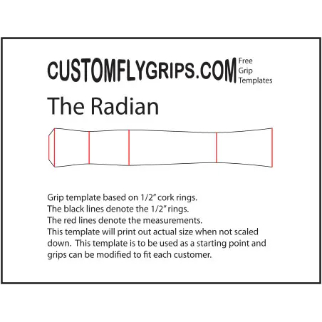 Radiaal gratis Grip sjabloon