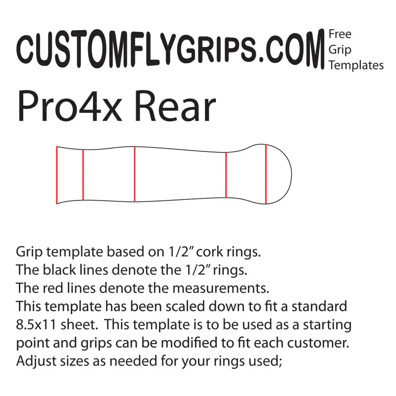 Phía sau Pro4x Spey Grip miễn phí mẫu