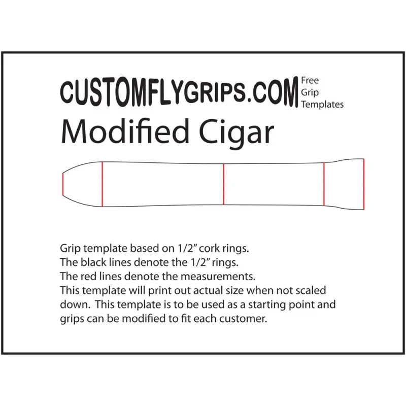 Radian vapaa Grip Template