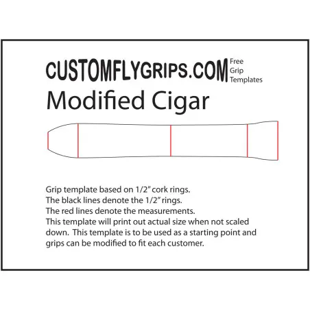 Radian vapaa Grip Template
