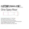 12" VersaSpey vapaa Grip Template