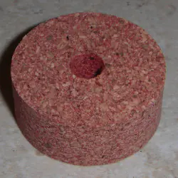 Anillos de corcho de Burl Premium rojo 1/2"