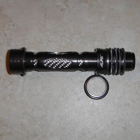 R/S Fly geassembleerd w/venster geweven Texalium zilver invoegen w/TR-grijs Titanium/zilver