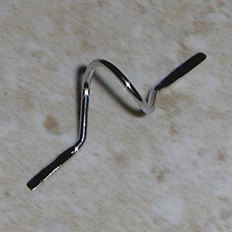 Alpi Standard a filo cromato doppio piedino serpente volare guide