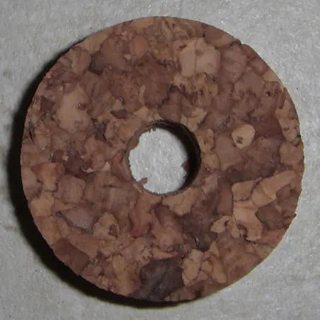 3/8"센터 구멍 벌 코르크 링 1.5"