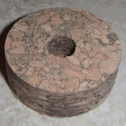 3/8"센터 구멍 벌 코르크 링 1.5"