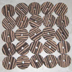 Anneaux de Cork rayé 1/2"