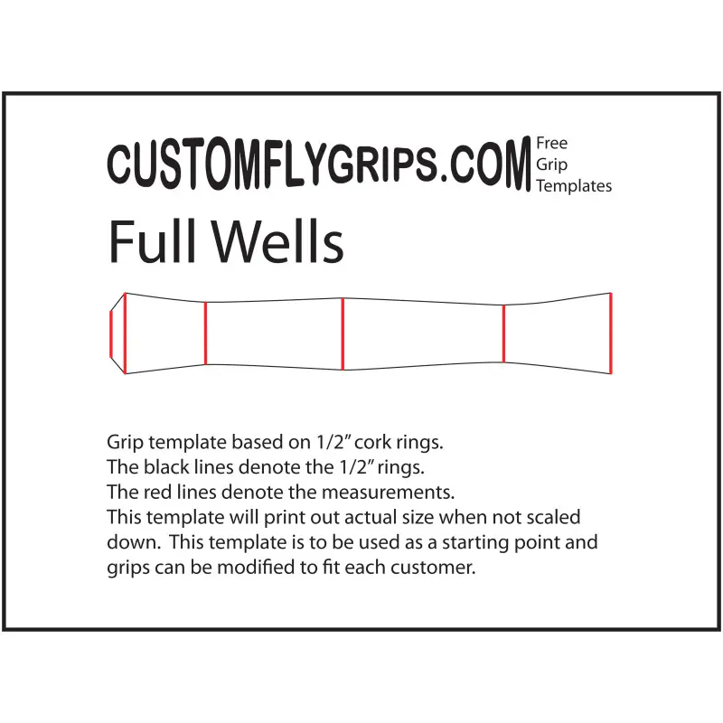 Volledige Wells gratis Grip sjabloon