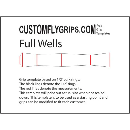 Full Wells Free Grip Template