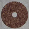 Bagues en liège caoutchouté 1/4" avec Center trou de 1/4"