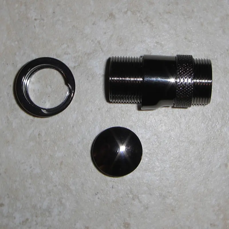 B101 luuranko Brass kromi pinnoitus w/cap-nikkeli hopea, Satiini Rosewood lisää