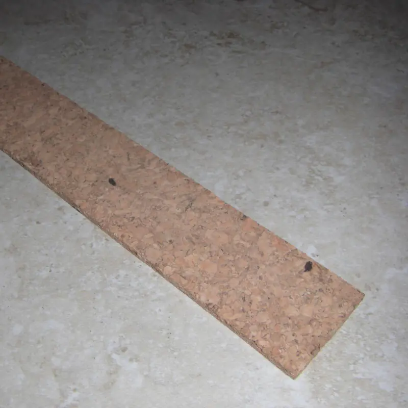 Burl Cork strip 0.25 "x 1.5" x 12 "