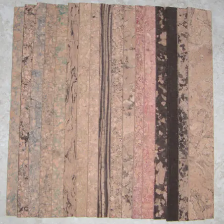 Burl Cork Strips 0.25" x 1.5" x 12"