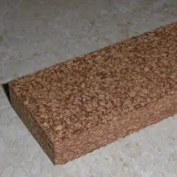 Gummerad Cork remsor 0.5 ”x 1,5” x 12 ”