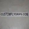 Виниловые наклейки с логотипом CUSTOMFLYGRIPS.COM