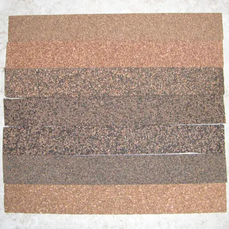 Gummiert Cork strimler 0,25 "x 1,5" x 12 "