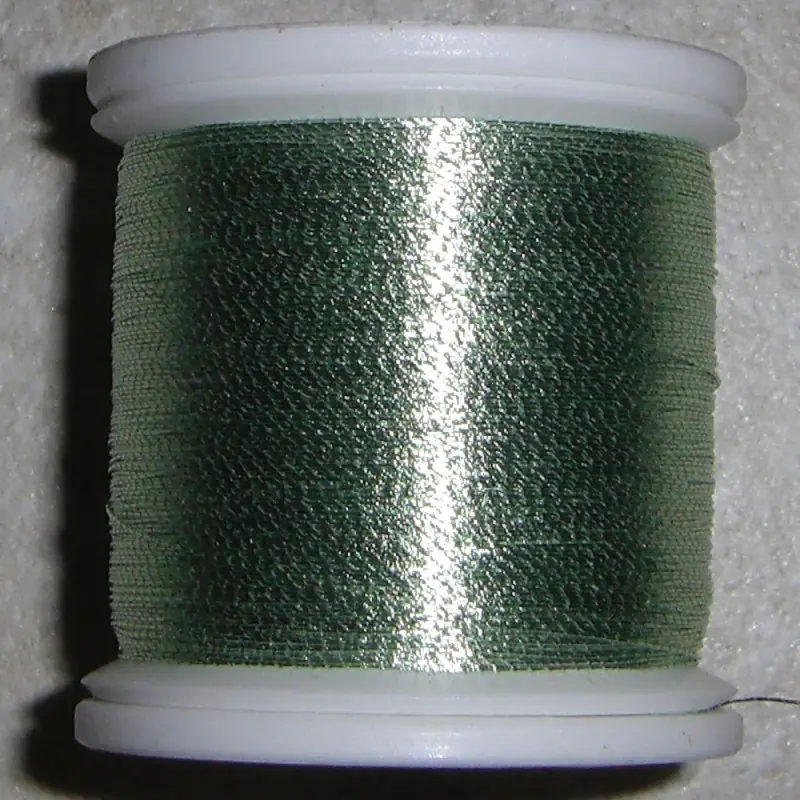Spring Green FishHawk metallischen Gewinde Größe A (100 Meter Spulen)