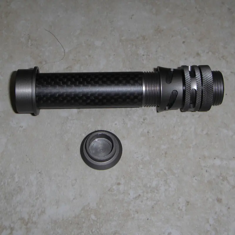 Masukkan kayu kerusi Terbang kekili aluminium Gunmetal WT 3-6