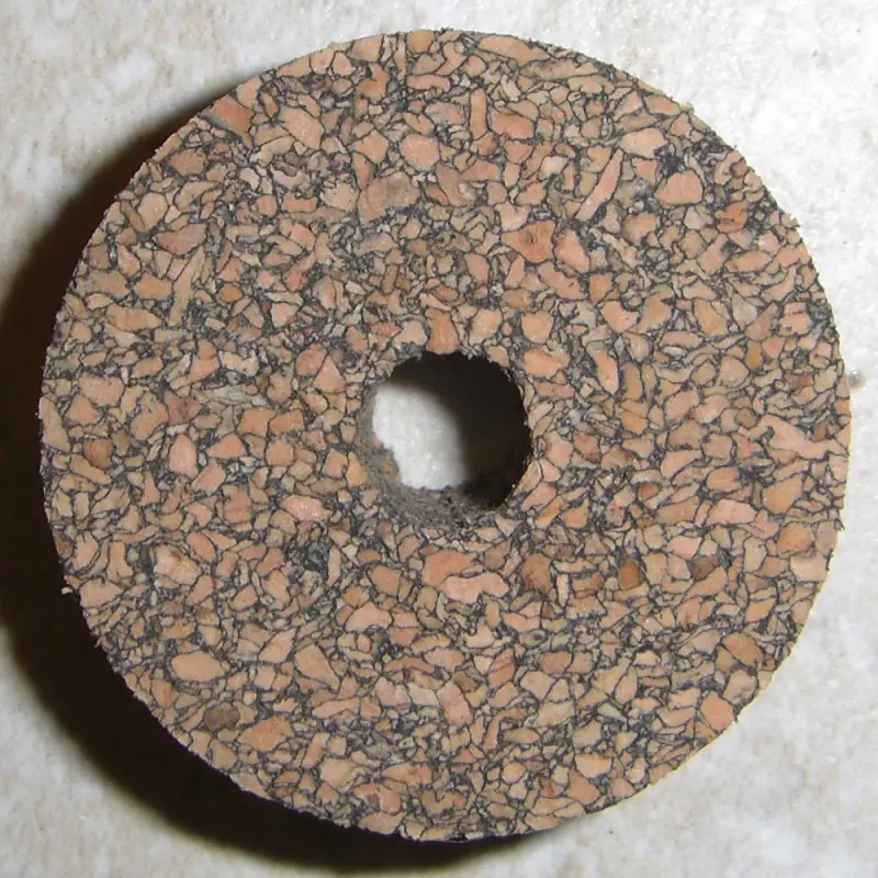 Zwarte Premium Burl Cork ringen 1/2"