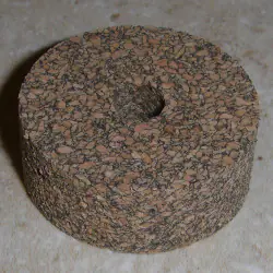 Cincin hitam Premium Burl Cork 1/2"