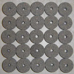 Anillos de corcho de Burl Premium azul 1/2"