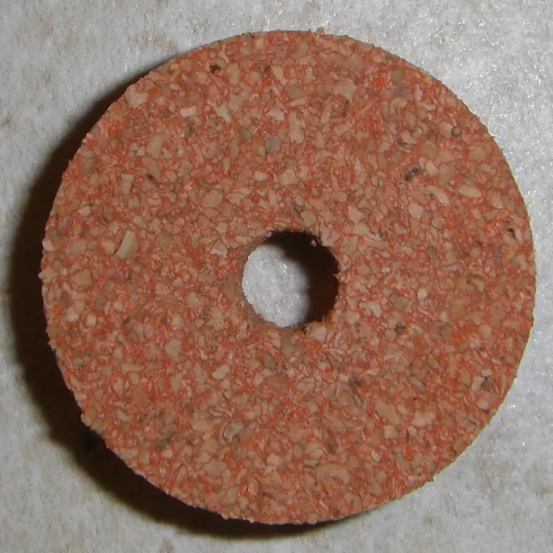 Vaalea punainen Premium Burl Cork Rings 1/2"