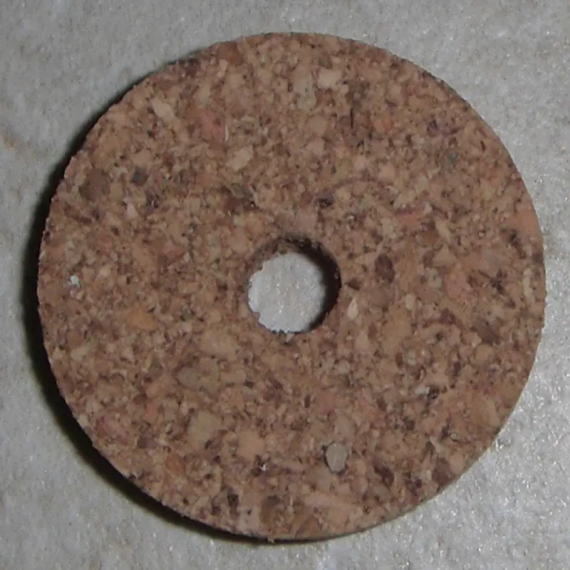 Anéis de cortiça de Burl Premium 1/4" Anéis de cortiça de Burl Premium 1/4"