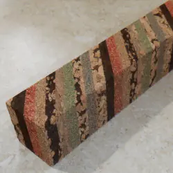 Burl angolato Cork blocca 1.5 "x 1,5" x 12 "