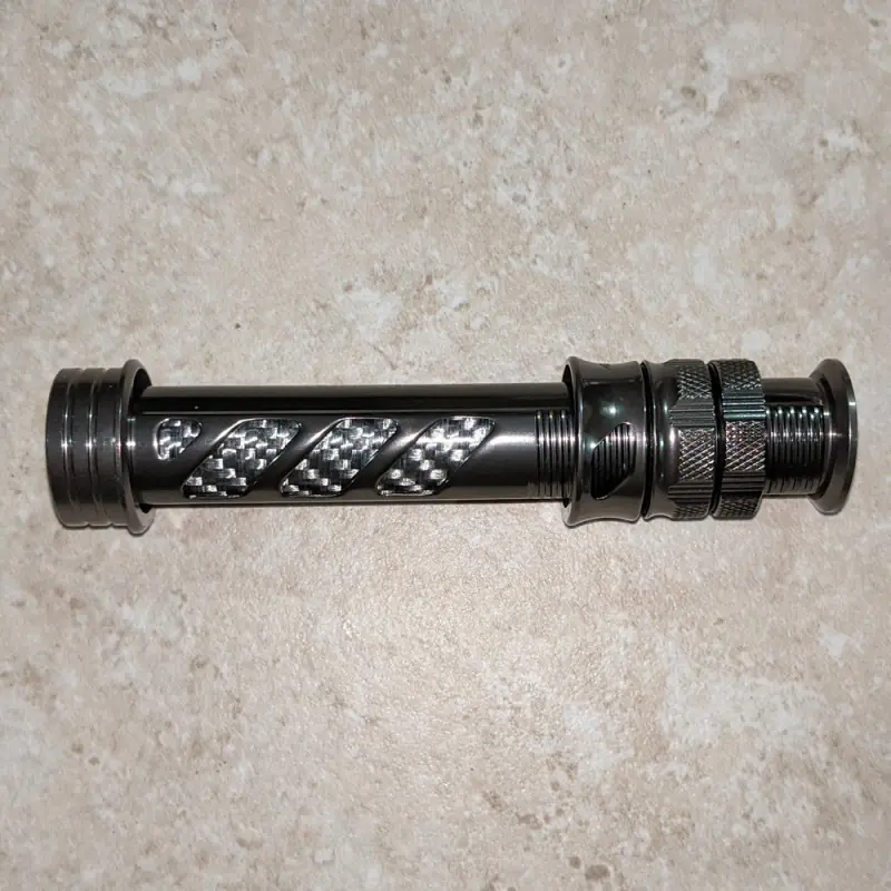 Alpes TiCH RA7WL2 voar Reel almofada w/tecido Texalium prata