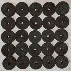 Burnt Speck Cork Rings 1/2"