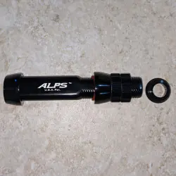 Alpen dreieckigen Aluminium gefräst Rollenhalter w/versenkt Haube/TR-TiCh