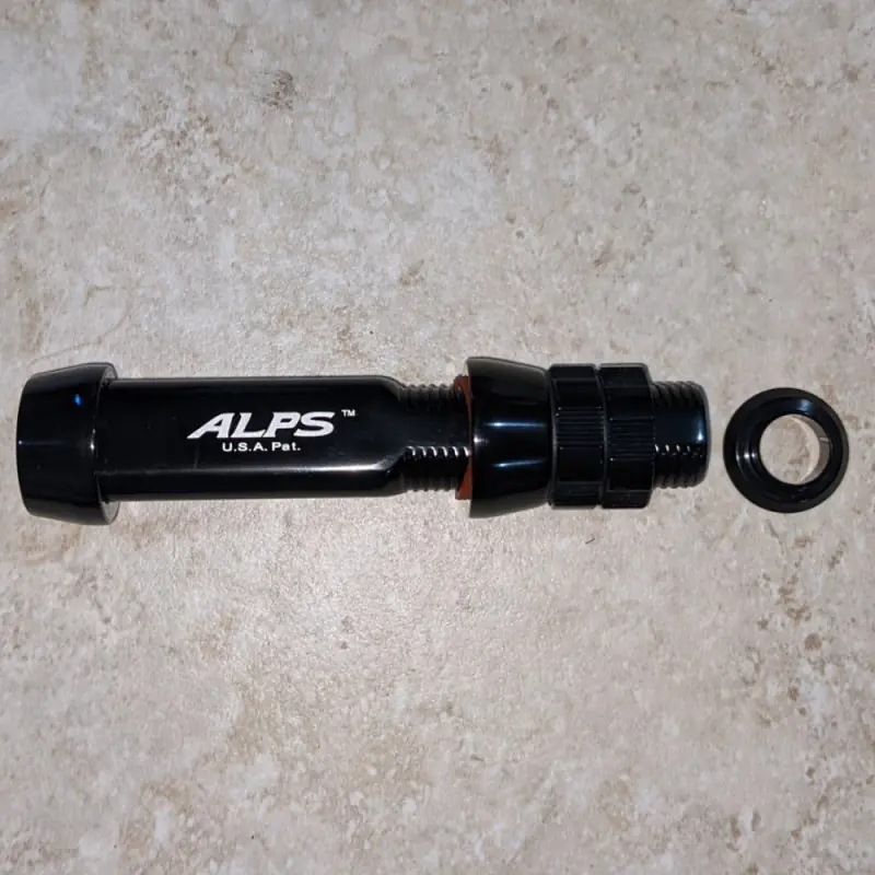 Alpes Triangular aluminio mecanizado Portacarretes w/empotrable campana/TR-TiCh