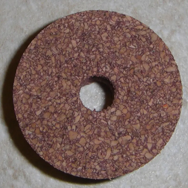 Premium brun rougeâtre Burl Cork bagues 1/2"