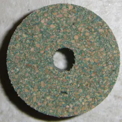 Anéis de cortiça de Burl Premium verde 1/2"