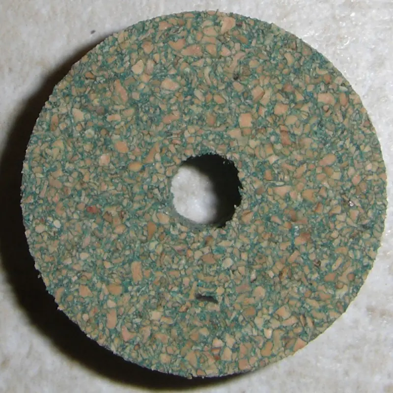Anillos de corcho de Burl Premium verde 1/2"