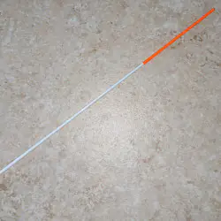 ICEF Fiberglass Ice Rod Blanks with Orange Tip