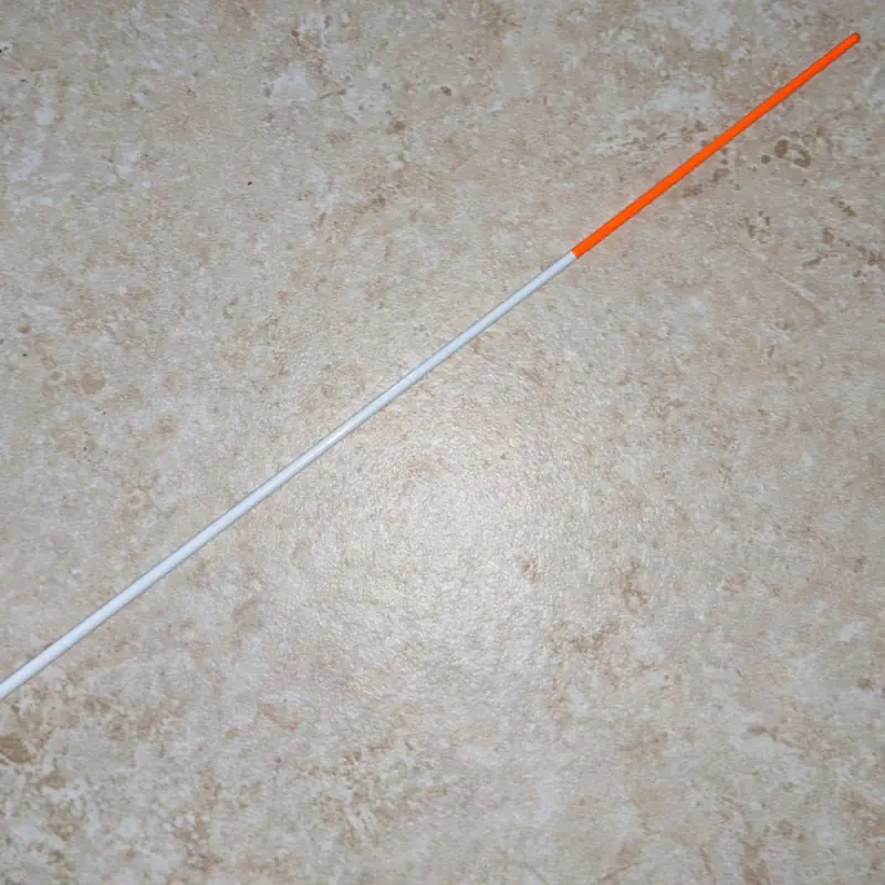 ICEG Graphite Ice Rod Blanks with Orange Tip