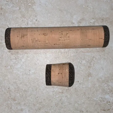 Cork and Rubberized Ice Rod Grips and Fighting Butts