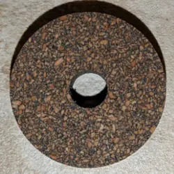 Bagues en liège haut de gamme Burl 1.5" avec 3/8" trou central
