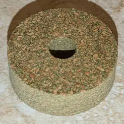 Bagues en liège haut de gamme Burl 1.5" avec 3/8" trou central