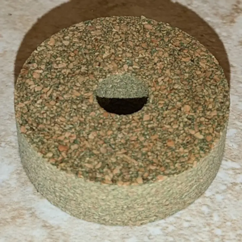 Bagues en liège haut de gamme Burl 1.5" avec 3/8" trou central