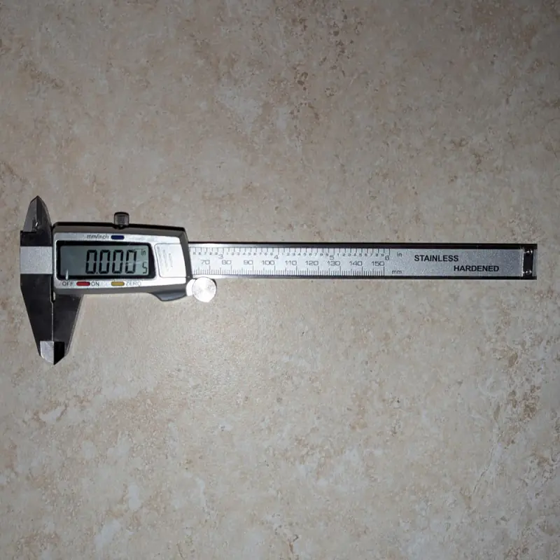Pied à coulisse numérique 6" de hauteur pouces, Milimeters ou Fractions