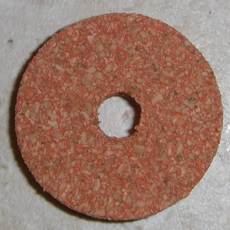 Licht rot Premium Burl Cork Ringe 1/4"